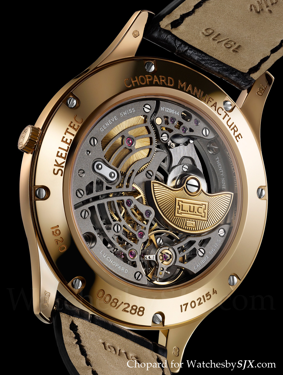 Chopard presents first skeleton LUC automatic – the striking